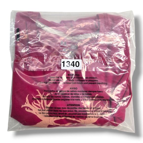 UNDER ARMOUR Womens Pink Tan Short Sleeve Shirt Hunting Size LARGE L - Picture 8 of 8